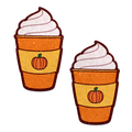 Pumpkin Spice Latte Breast Pasties Nipple Covers by Pastease