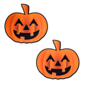 Pumpkin: Spooky Halloween Jack O' Lantern Nipple Pasties by Pastease®