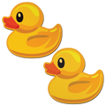 Rubber Duck Breast Pasties in Bright Yellow by Pastease®
