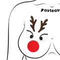 Reindeer Boob Kit Pasties: Rudolph Eyes Nose & Antler Nipple Cover by Pastease®