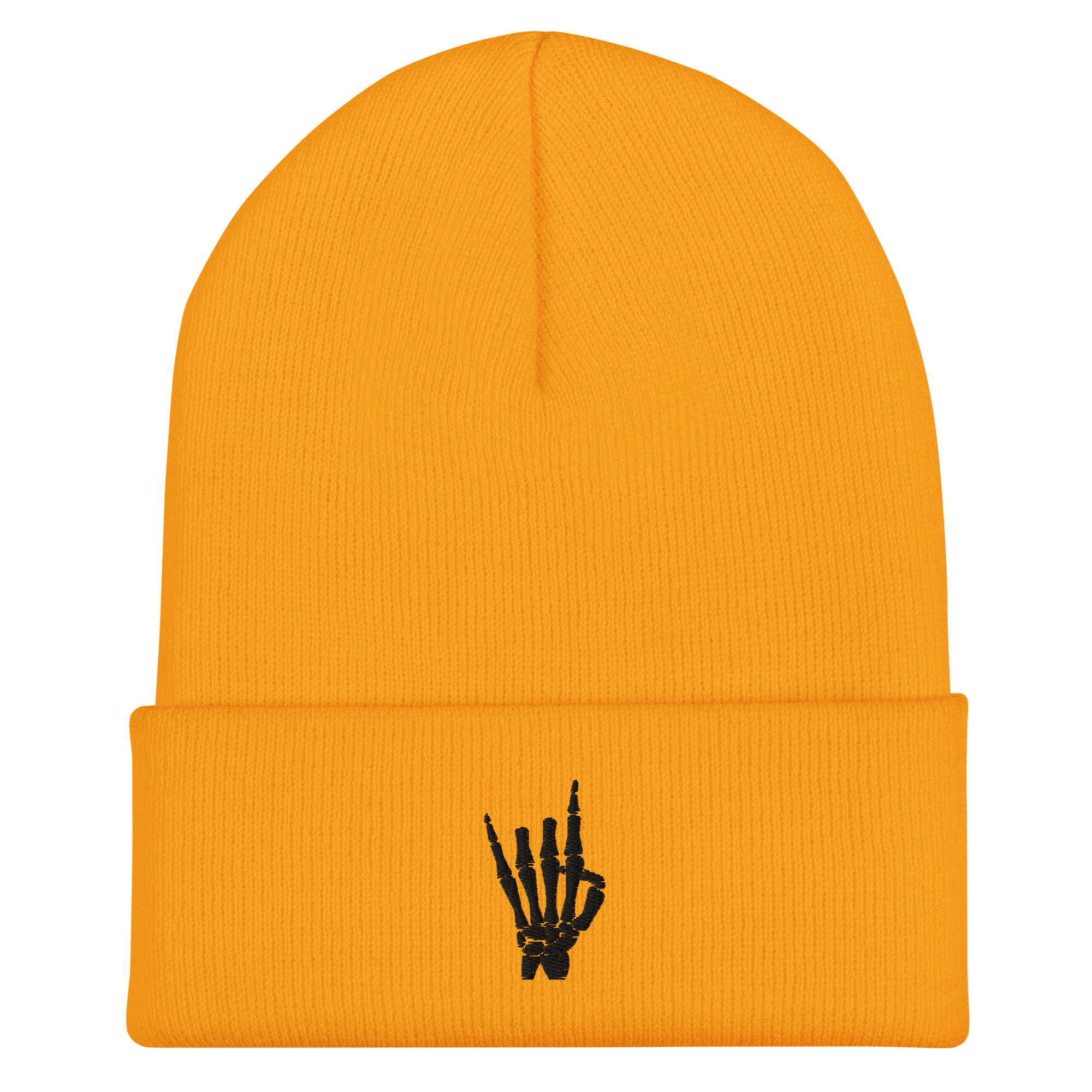 UNISEX — Rock On Skeleton Cuffed Beanie