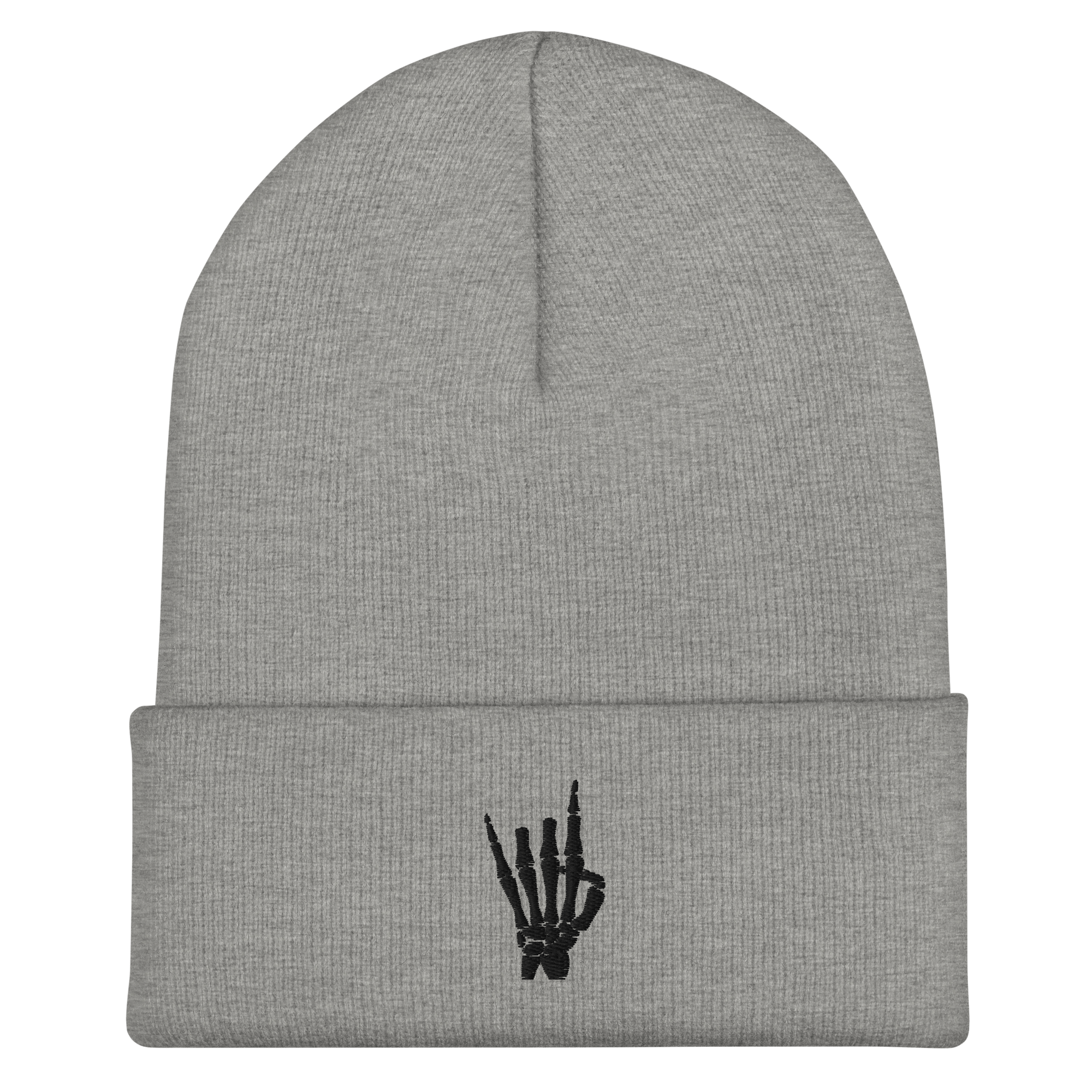 UNISEX — Rock On Skeleton Cuffed Beanie