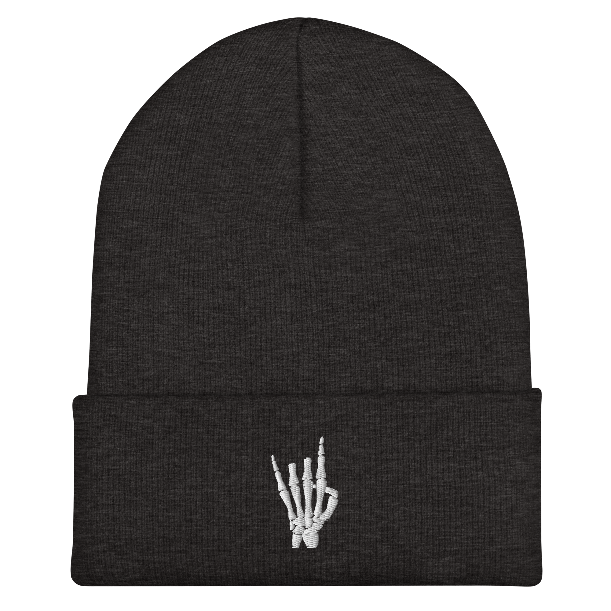 UNISEX — Rock On Skeleton Cuffed Beanie