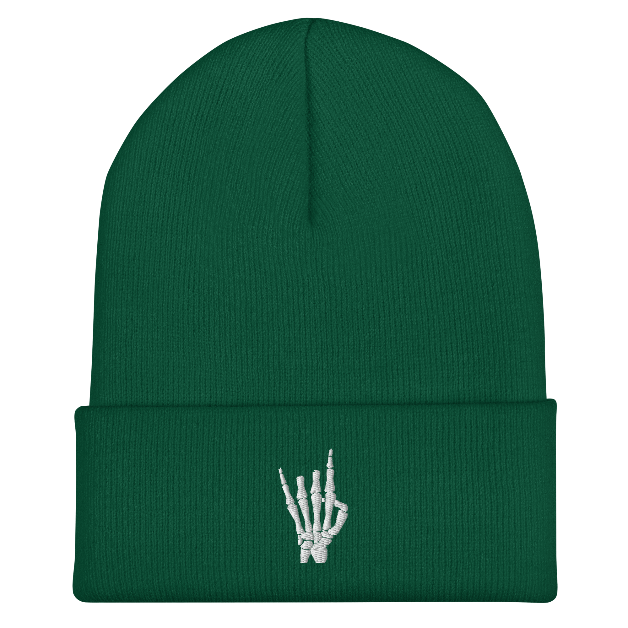 UNISEX — Rock On Skeleton Cuffed Beanie