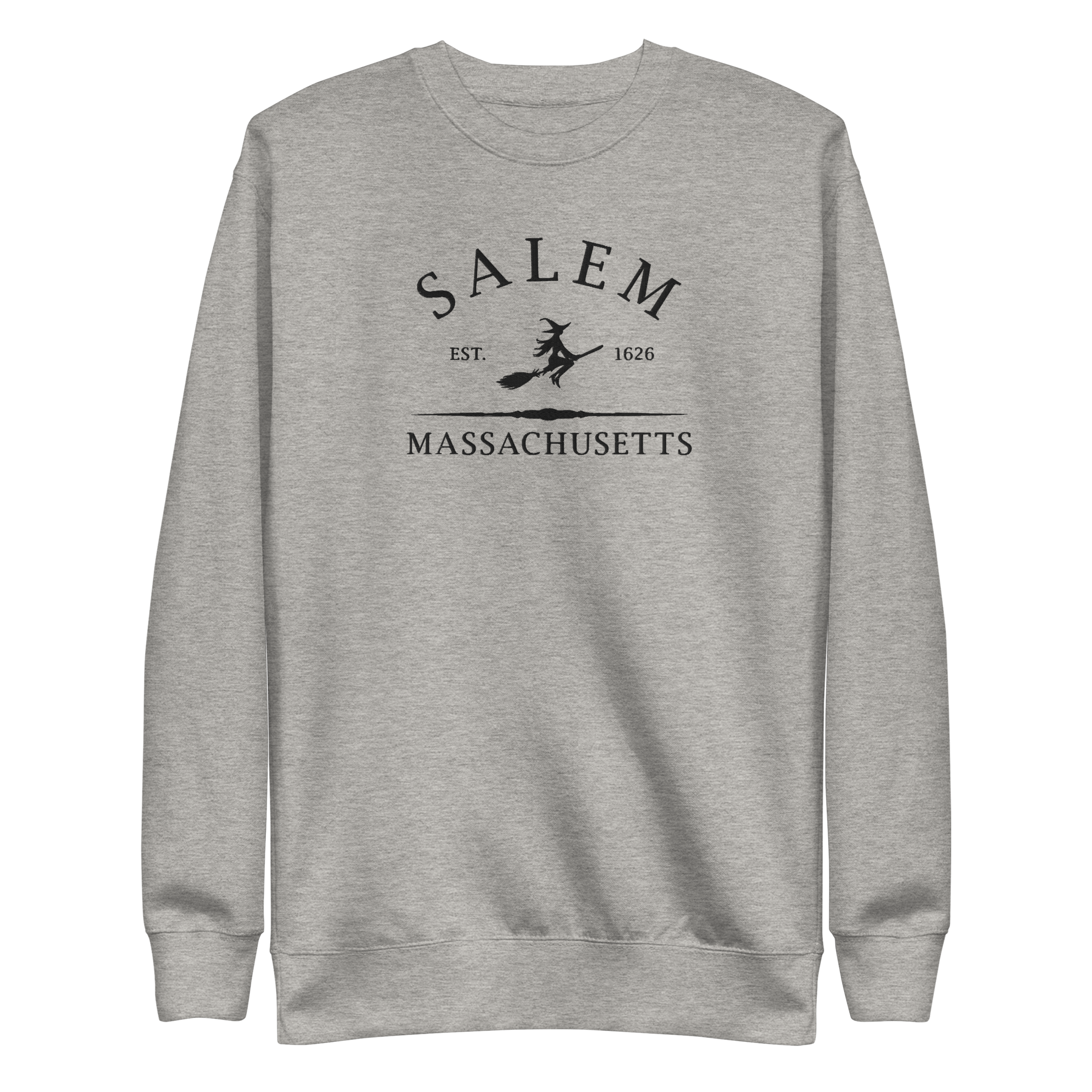 UNISEX — Salem Massachusetts 1692 Embroidered Sweatshirt