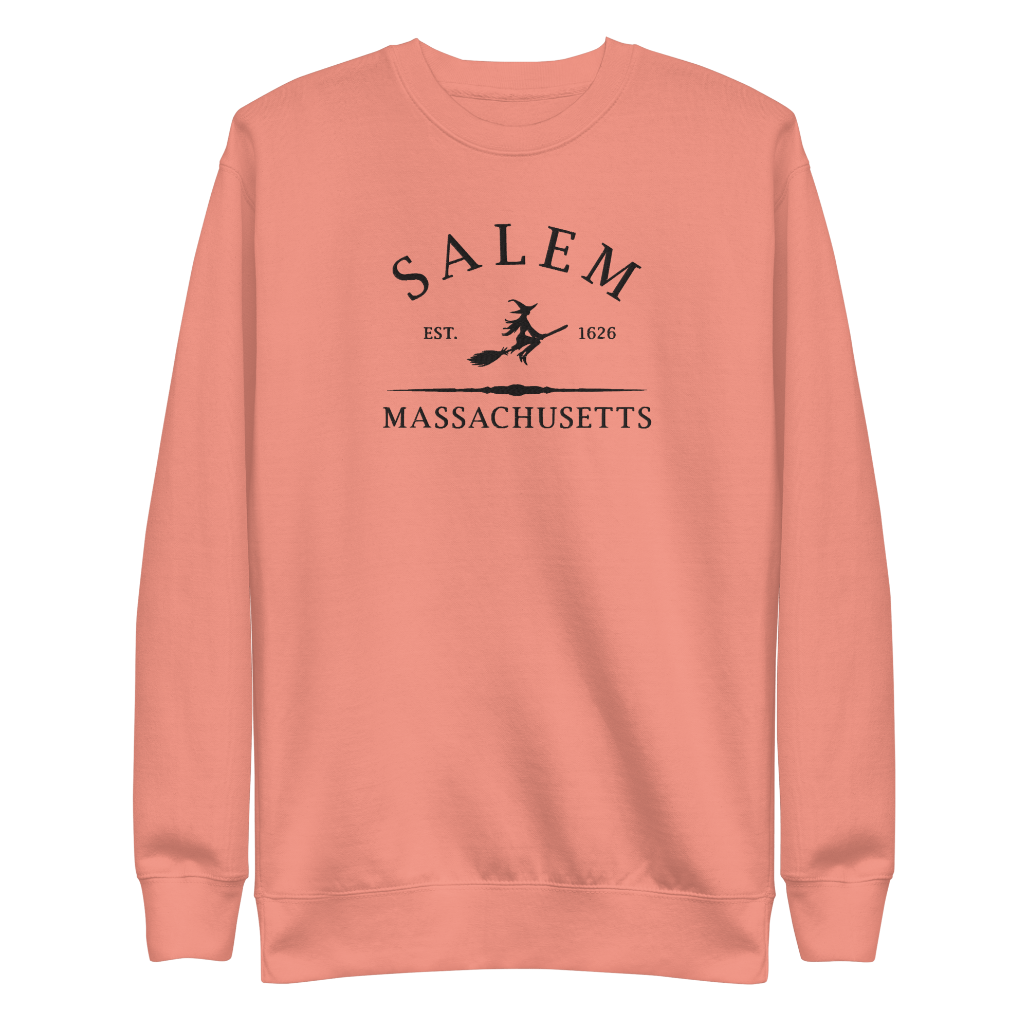 UNISEX — Salem Massachusetts 1692 Embroidered Sweatshirt