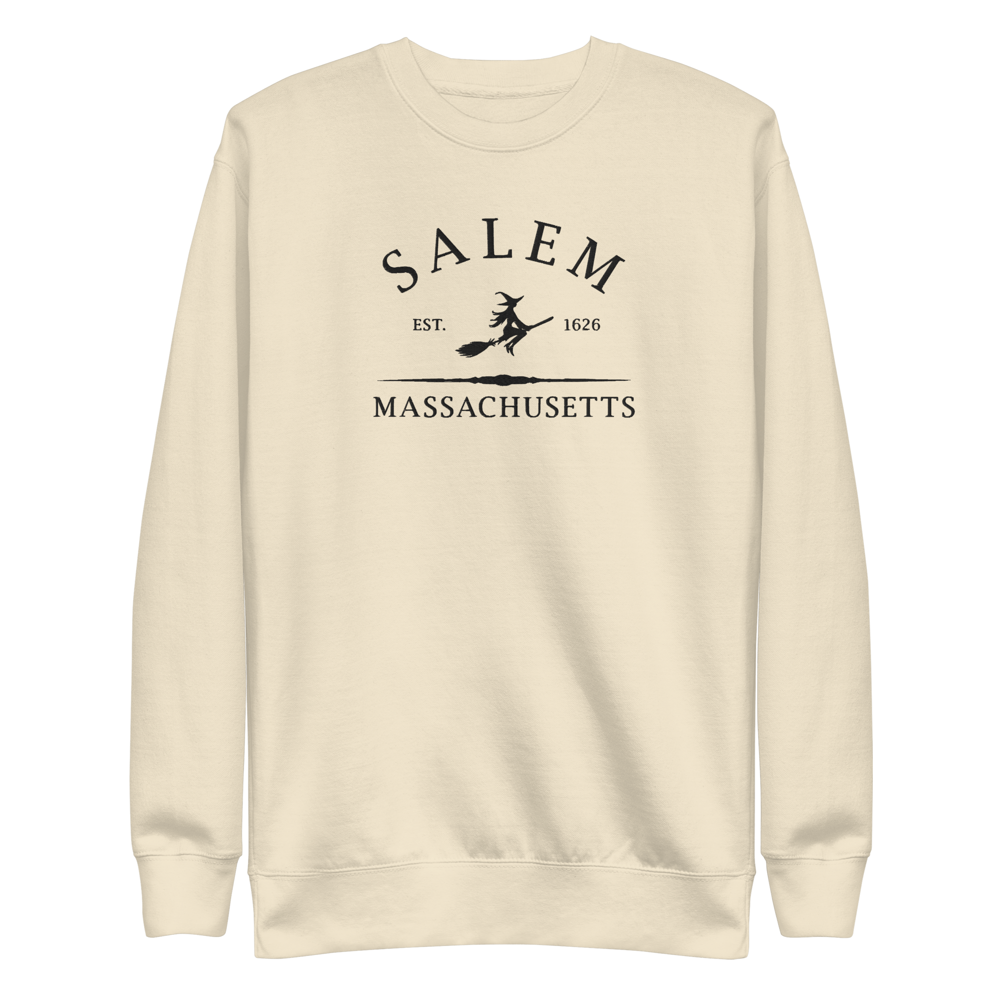 UNISEX — Salem Massachusetts 1692 Embroidered Sweatshirt