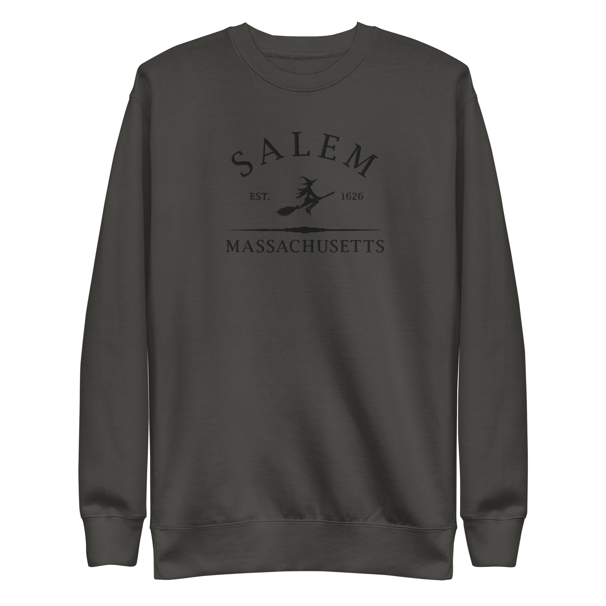 UNISEX — Salem Massachusetts 1692 Embroidered Sweatshirt
