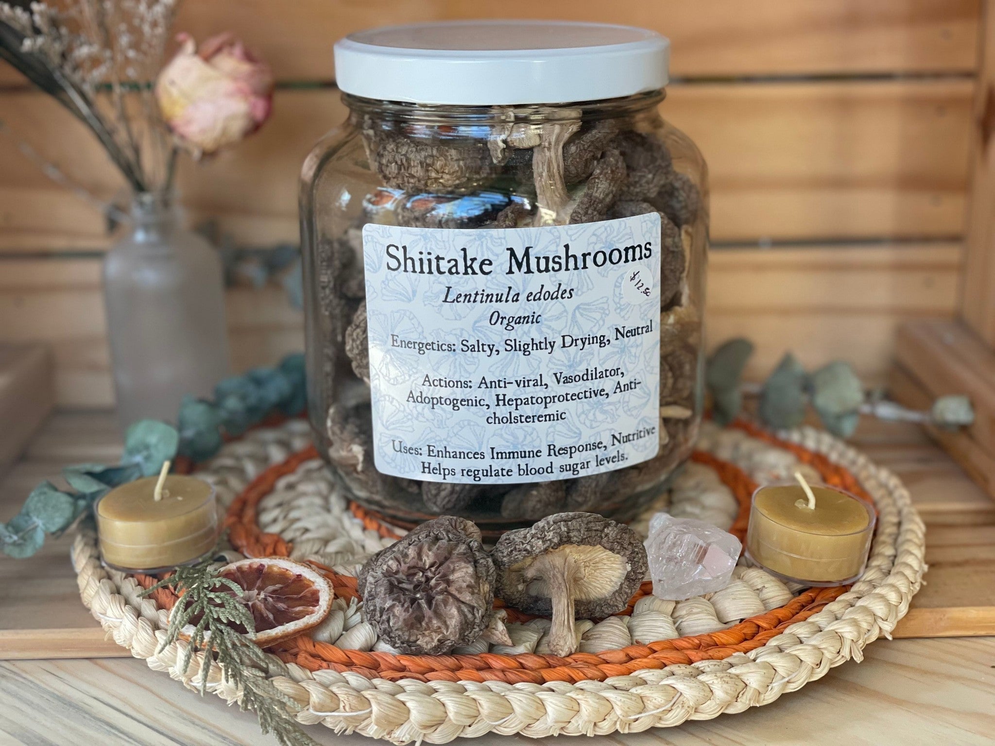 Shiitake Mushroom, Dried | Bulk (per oz)
