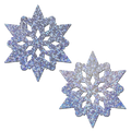 Silver Glitter Snowflakes Nipple Pasties by Pastease®