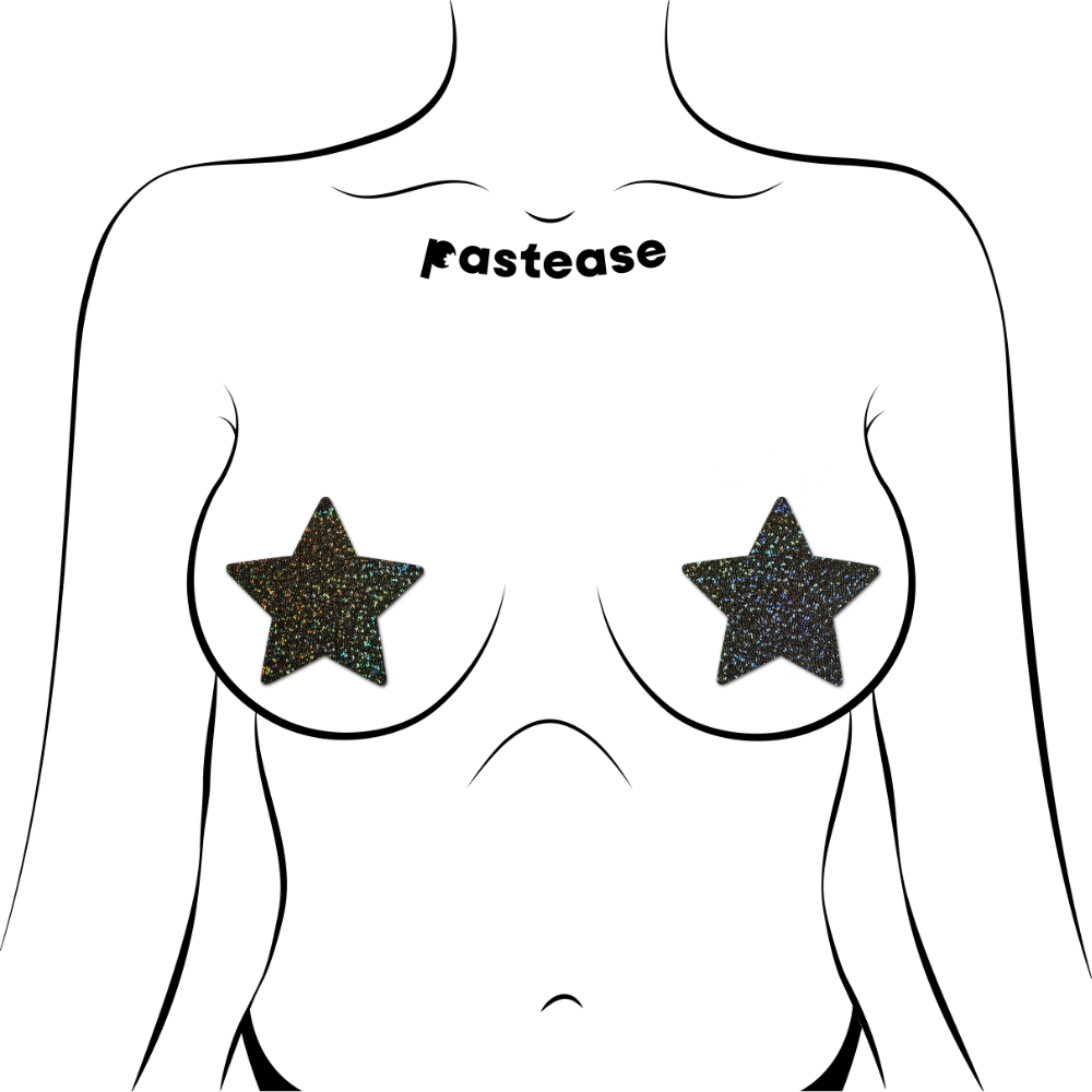 Glitter Star Nipple Pasties by Pastease®