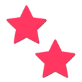Star Pasties Glow in the Dark Star Nipple Covers by Pastease®