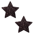 Star: Sparkle Black Star Nipple Pasties by Pastease®