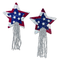 Tassel Pasties: American Patriotic Sparkling Stars & Stripes USA Breast Pasties
