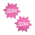 'Babe' Doll Pink Sunburst Pasties by Pastease
