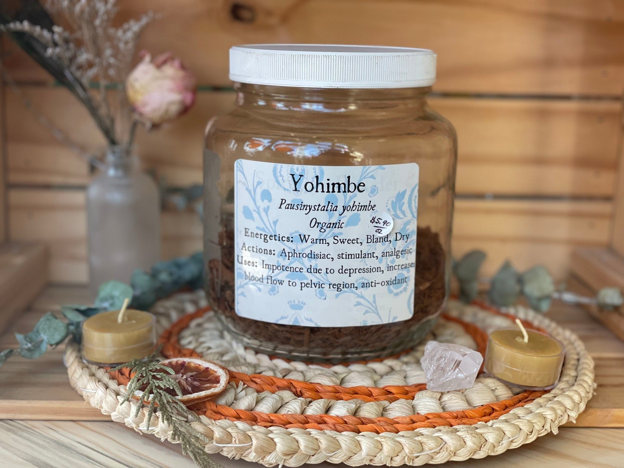 Yohimbe Bark | Wildcrafted Bulk Herb (per oz)